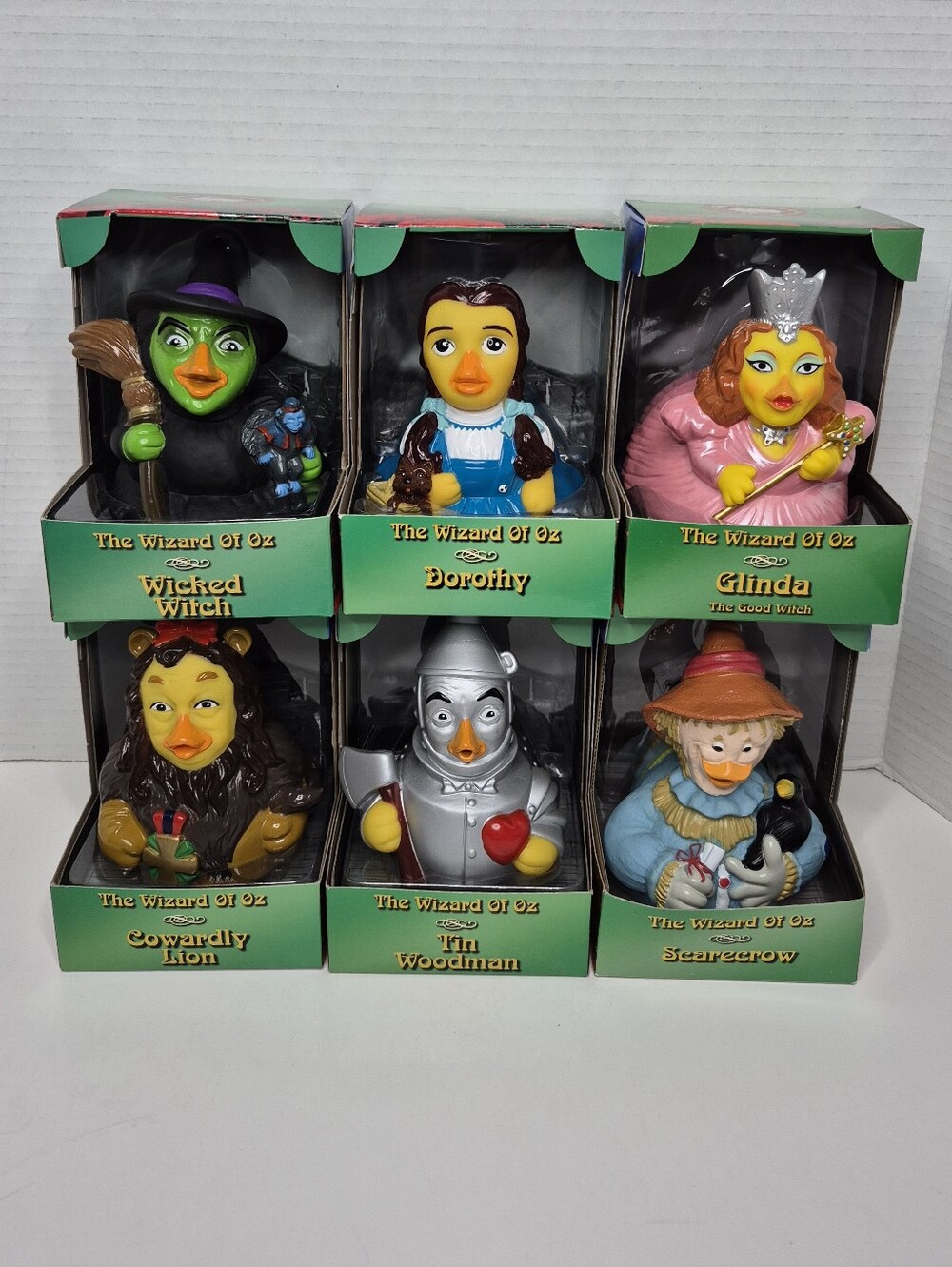Wizard of Oz Celebriducks Rubber Ducks Lot of Six NEW IN BOX